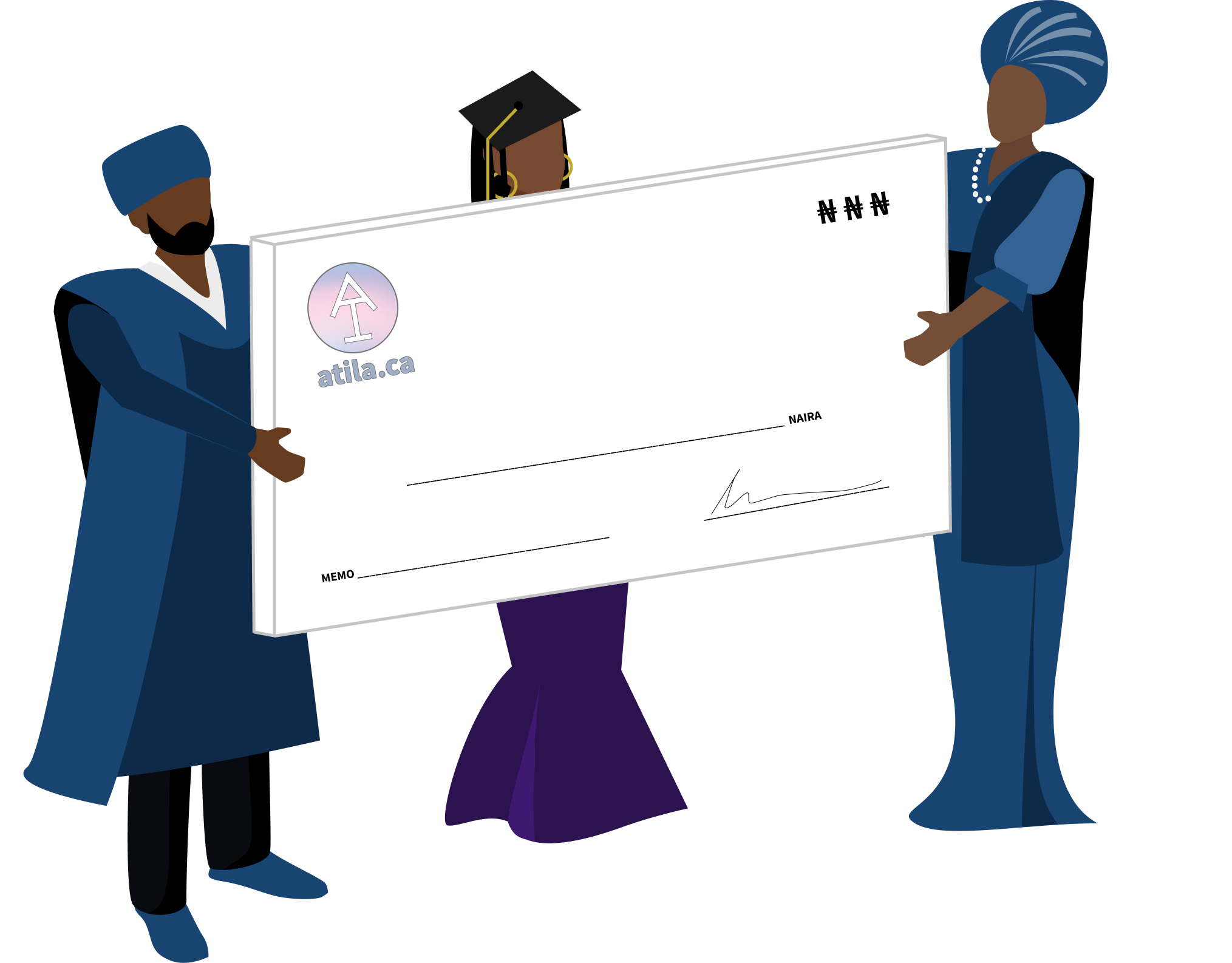 Big cheque Nigerian style